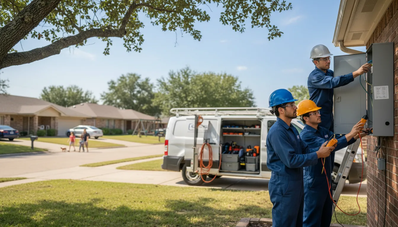 Certified electrician providing emergency electrical services in Mio, MI